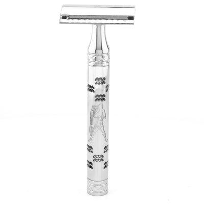 Classic Steel Double Edge Safety Razor - Aquarius