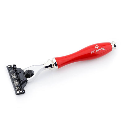 Mach 3 Compatible Shaving Razor with Resin Handle