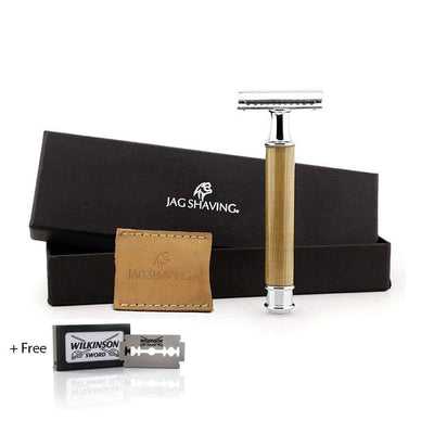 JAG's Safety Razor - Sustainable Bamboo Handle