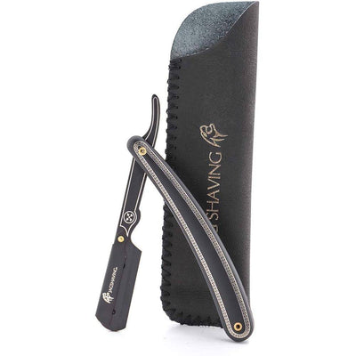 JAG's Straight Razor - Stainless Steel, Black